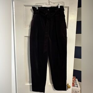 Scotch and Soda - Daisy - high waisted corduroy with tie belt